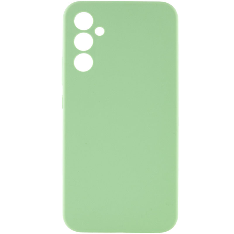 Чохол Silicone Cover Lakshmi Full Camera (AAA) для Samsung Galaxy S24+, М'ятний / Mint, Силікон, купити оптом з доставкою