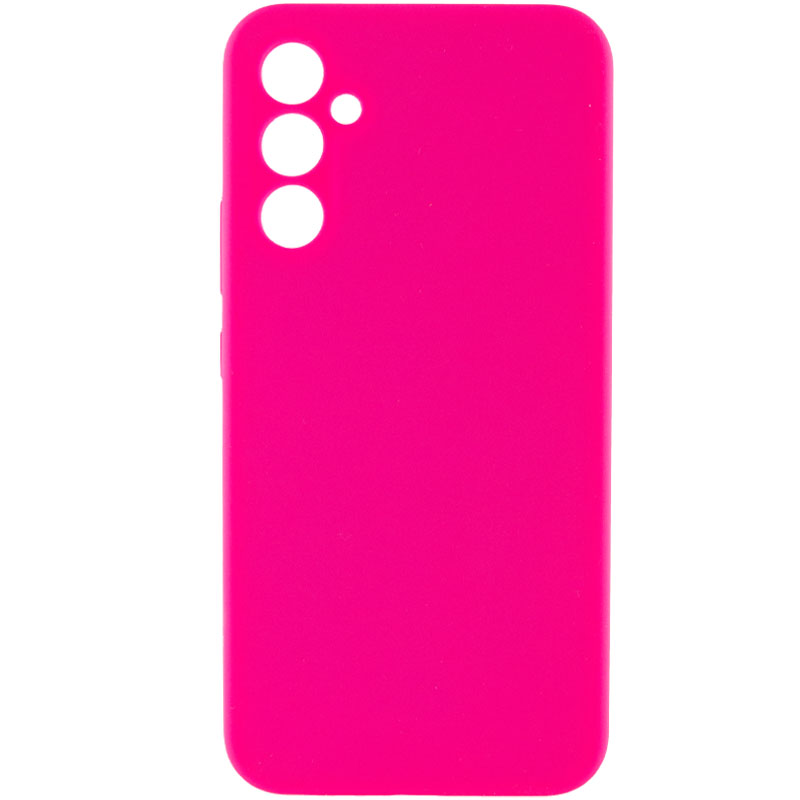Чохол Silicone Cover Lakshmi Full Camera (AAA) для Samsung Galaxy S24+, Рожевий / Barbie pink, Силікон, купити оптом з доставкою