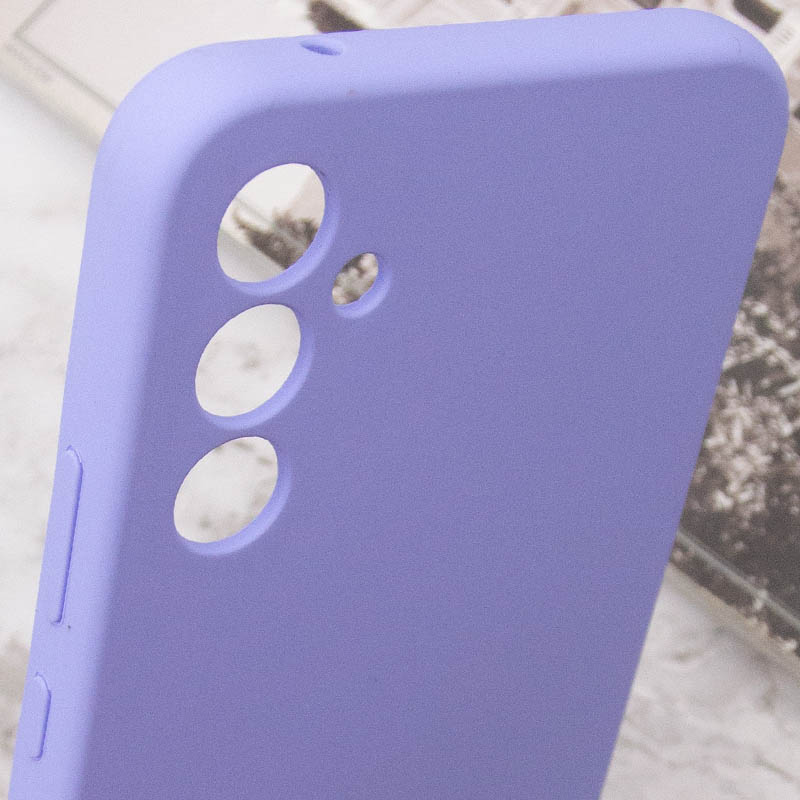 Чохол Silicone Cover Lakshmi Full Camera (AAA) для Samsung Galaxy S24+, Бузковий / Dasheen 5, Силікон, купити оптом з доставкою
