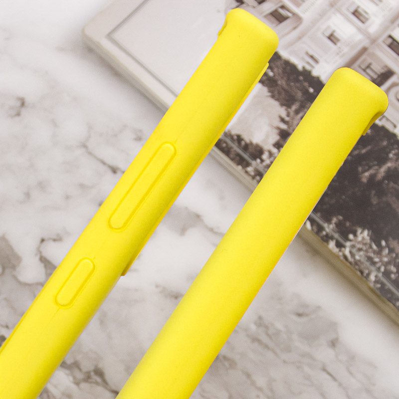 Чохол Silicone Cover Lakshmi Full Camera (AAA) для Samsung Galaxy S24 Ultra, Жовтий / Yellow 4, Силікон, купити оптом з доставкою