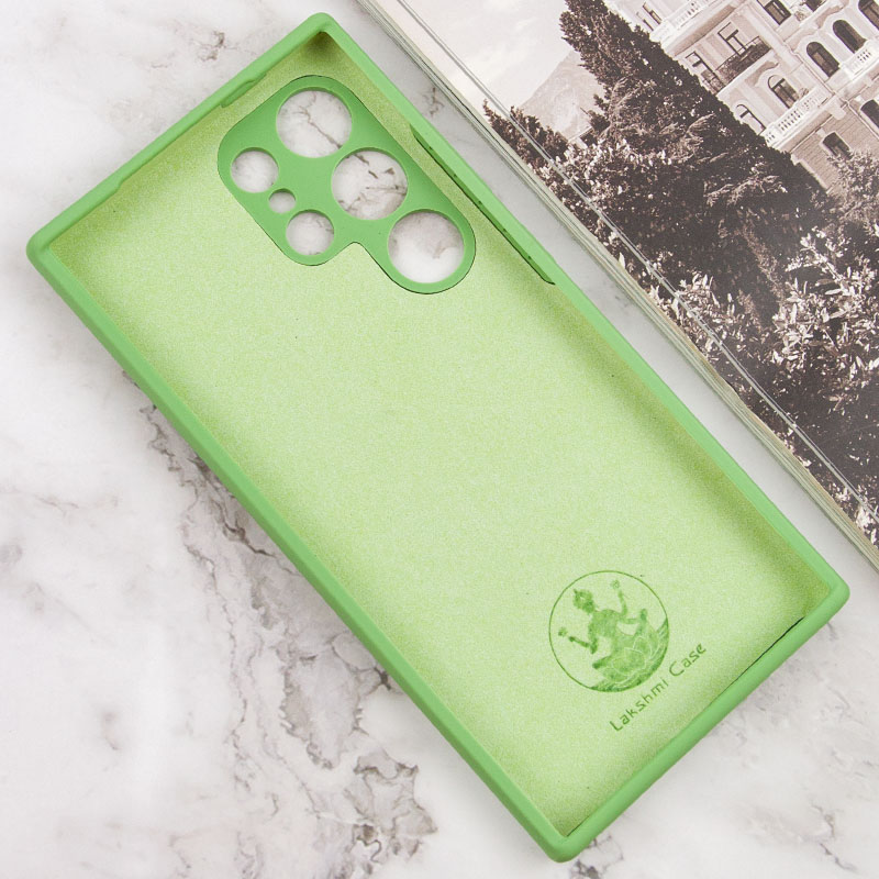 Чохол Silicone Cover Lakshmi Full Camera (AAA) для Samsung Galaxy S24 Ultra, М'ятний / Mint 2, Силікон, купити оптом з доставкою