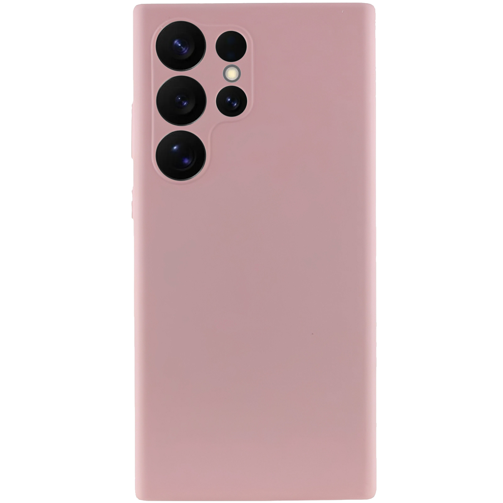 Чохол Silicone Cover Lakshmi Full Camera (AAA) для Samsung Galaxy S24 Ultra, Рожевий / Pink Sand 1, Силікон, купити оптом з доставкою