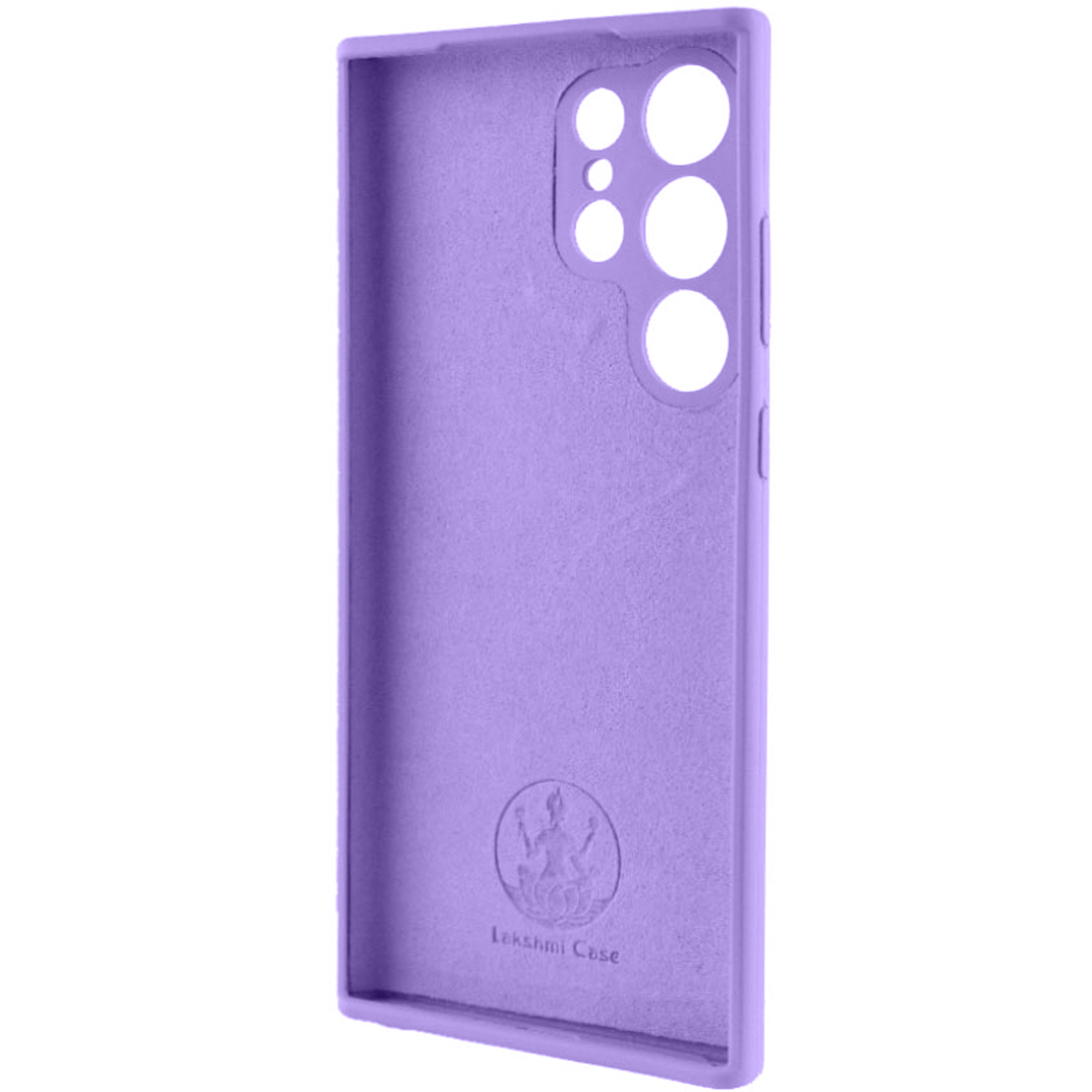 Чохол Silicone Cover Lakshmi Full Camera (AAA) для Samsung Galaxy S24 Ultra, Бузковий / Dasheen 3, Силікон, купити оптом з доставкою