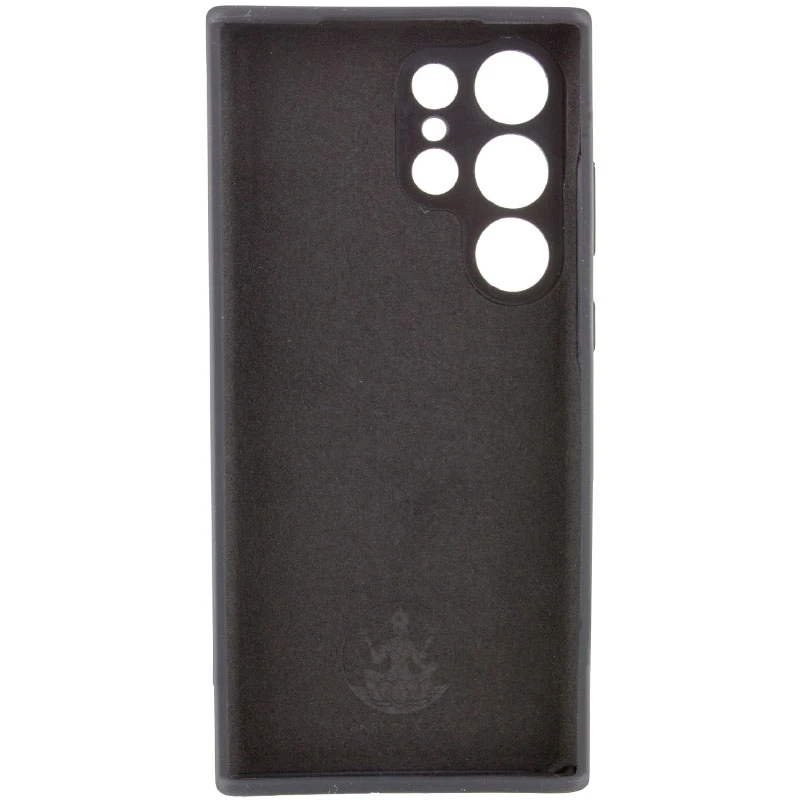 Чехол Silicone Cover Lakshmi Full Camera (AAA) для Samsung Galaxy S24 Ultra, Черный / Black 2, Силикон, купить оптом с доставкой