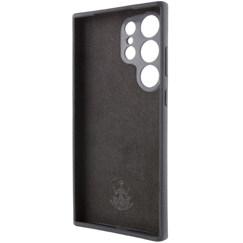 Чехол Silicone Cover Lakshmi Full Camera (AAA) для Samsung Galaxy S24 Ultra, Черный / Black 3, Силикон, купить оптом с доставкой