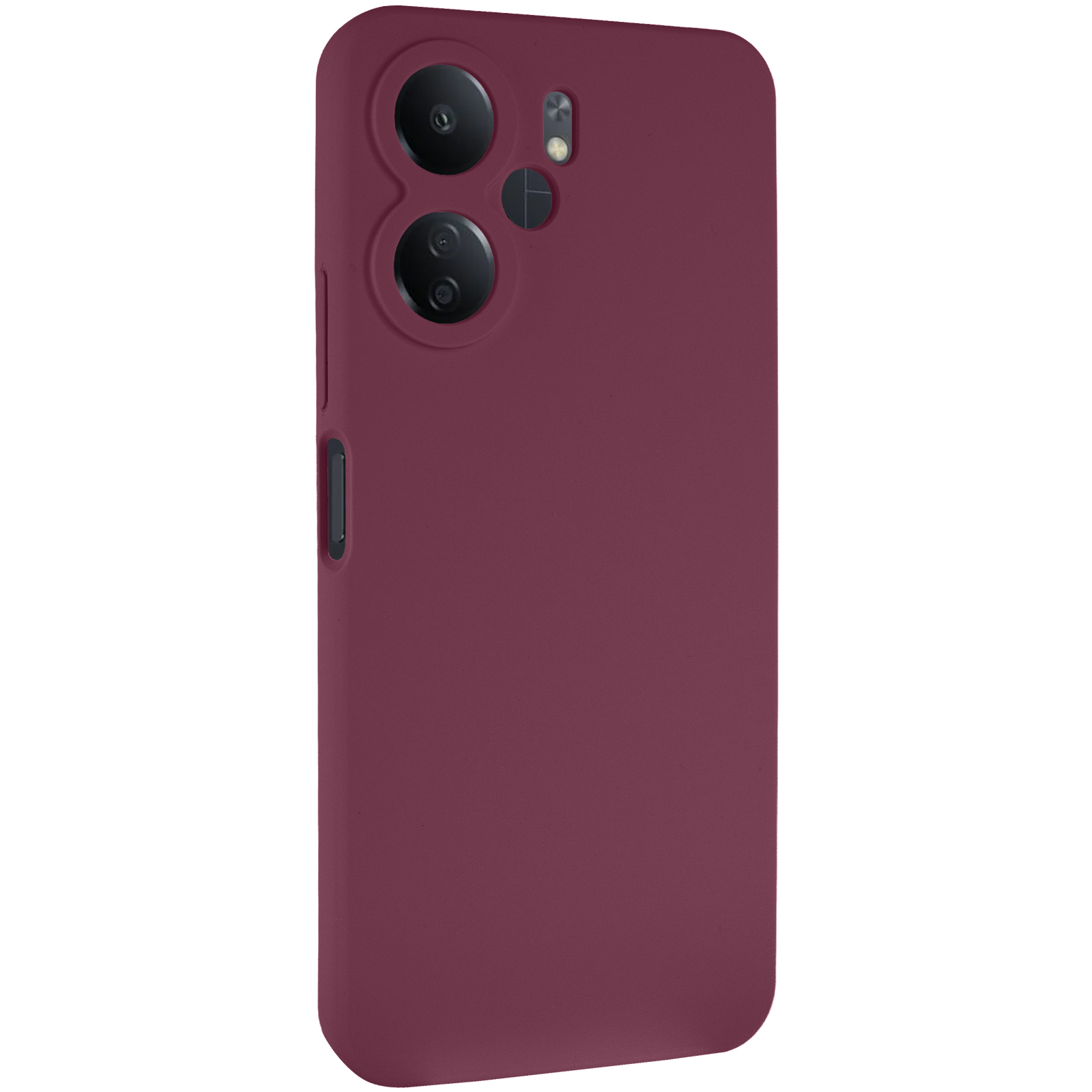 Чехол Silicone Cover Lakshmi Full Camera (AAA) для Xiaomi Redmi 13C 4G/5G / Poco C65 / Poco M6 5G, Бордовый / Plum, Силикон, купить оптом с доставкой