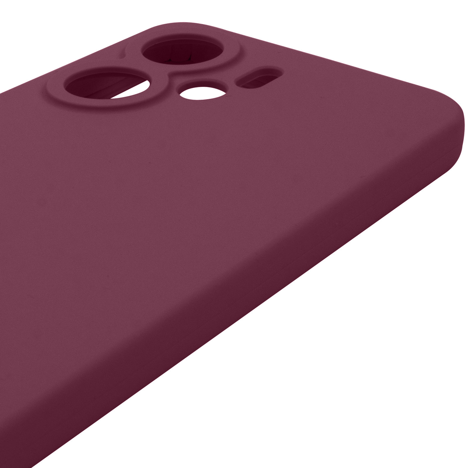 Чехол Silicone Cover Lakshmi Full Camera (AAA) для Xiaomi Redmi 13C 4G/5G / Poco C65 / Poco M6 5G, Бордовый / Plum 3, Силикон, купить оптом с доставкой