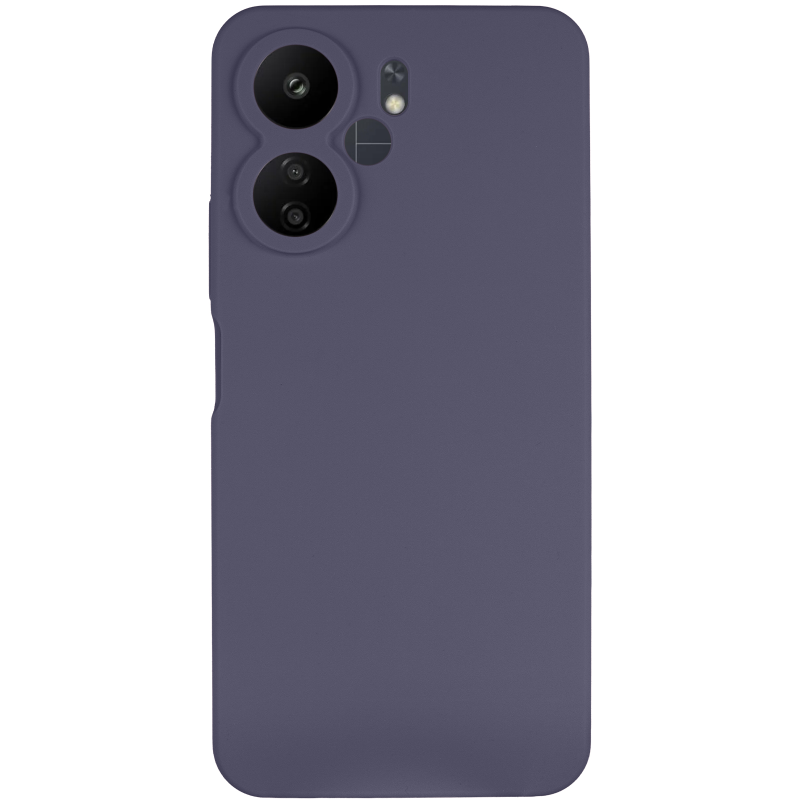 Чехол Silicone Cover Lakshmi Full Camera (AAA) для Xiaomi Redmi 13C 4G/5G / Poco C65 / Poco M6 5G, Серый / Dark Gray 1, Силикон, купить оптом с доставкой