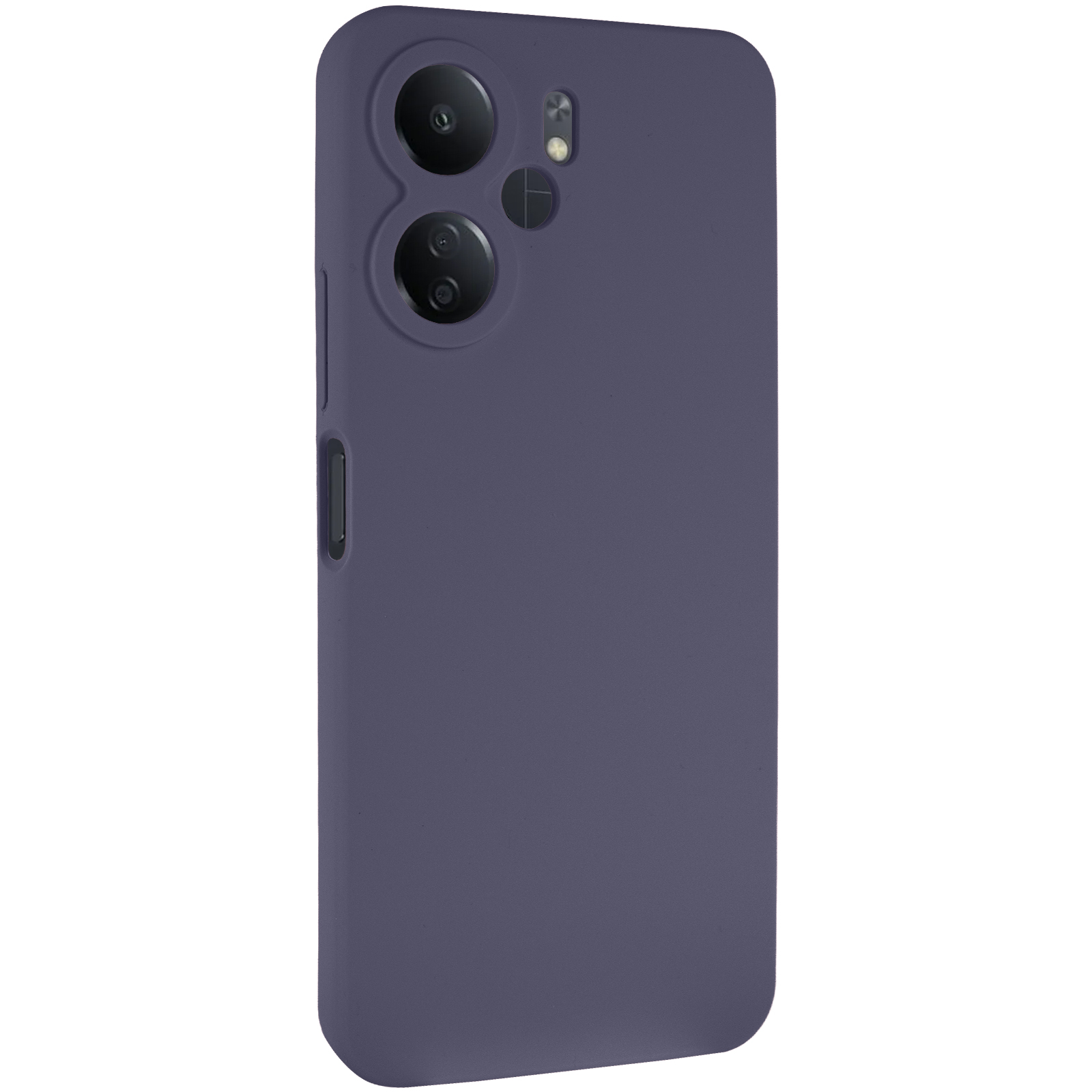 Чехол Silicone Cover Lakshmi Full Camera (AAA) для Xiaomi Redmi 13C 4G/5G / Poco C65 / Poco M6 5G, Серый / Dark Gray, Силикон, купить оптом с доставкой