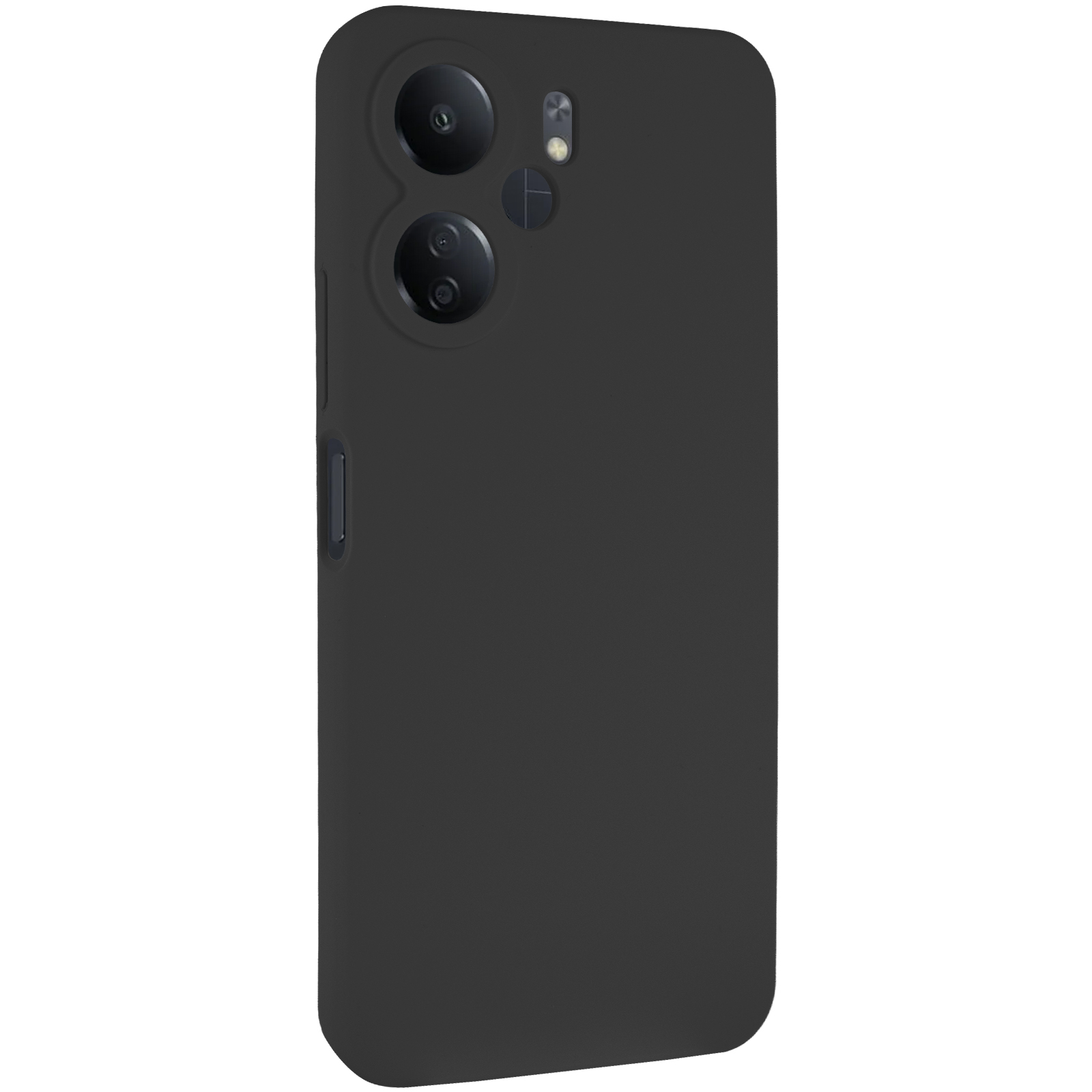 Чехол Silicone Cover Lakshmi Full Camera (AAA) для Xiaomi Redmi 13C 4G/5G / Poco C65 / Poco M6 5G, Черный / Black, Силикон, купить оптом с доставкой