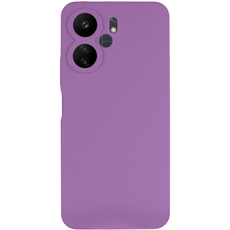 Чехол Silicone Cover Lakshmi Full Camera (AAA) для Xiaomi Redmi 13C 4G/5G / Poco C65 / Poco M6 5G, Сливовый / Purple 1, Силикон, купить оптом с доставкой