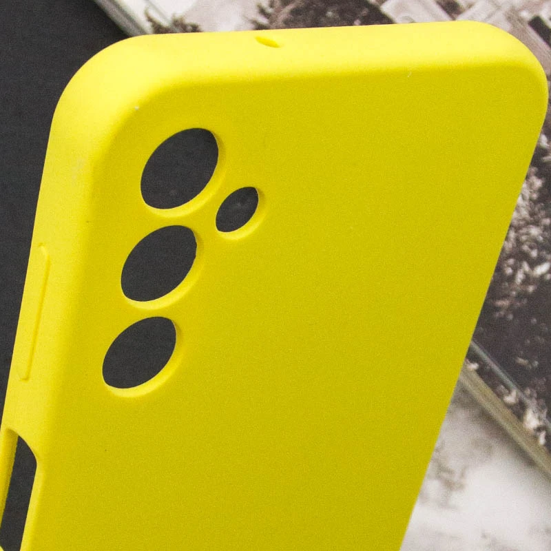 Чехол Silicone Cover Lakshmi Full Camera (AAA) для Samsung Galaxy A15 4G/5G / M15 5G, Желтый / Yellow 5, Силикон, купить оптом с доставкой
