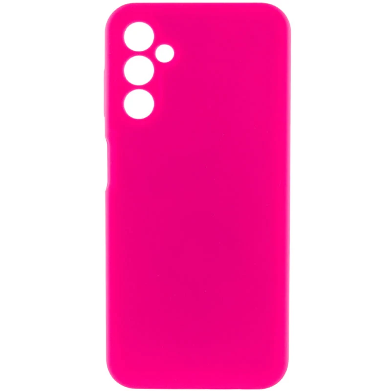 Чехол Silicone Cover Lakshmi Full Camera (AAA) для Samsung Galaxy A15 4G/5G / M15 5G, Розовый / Barbie pink, Силикон, купить оптом с доставкой