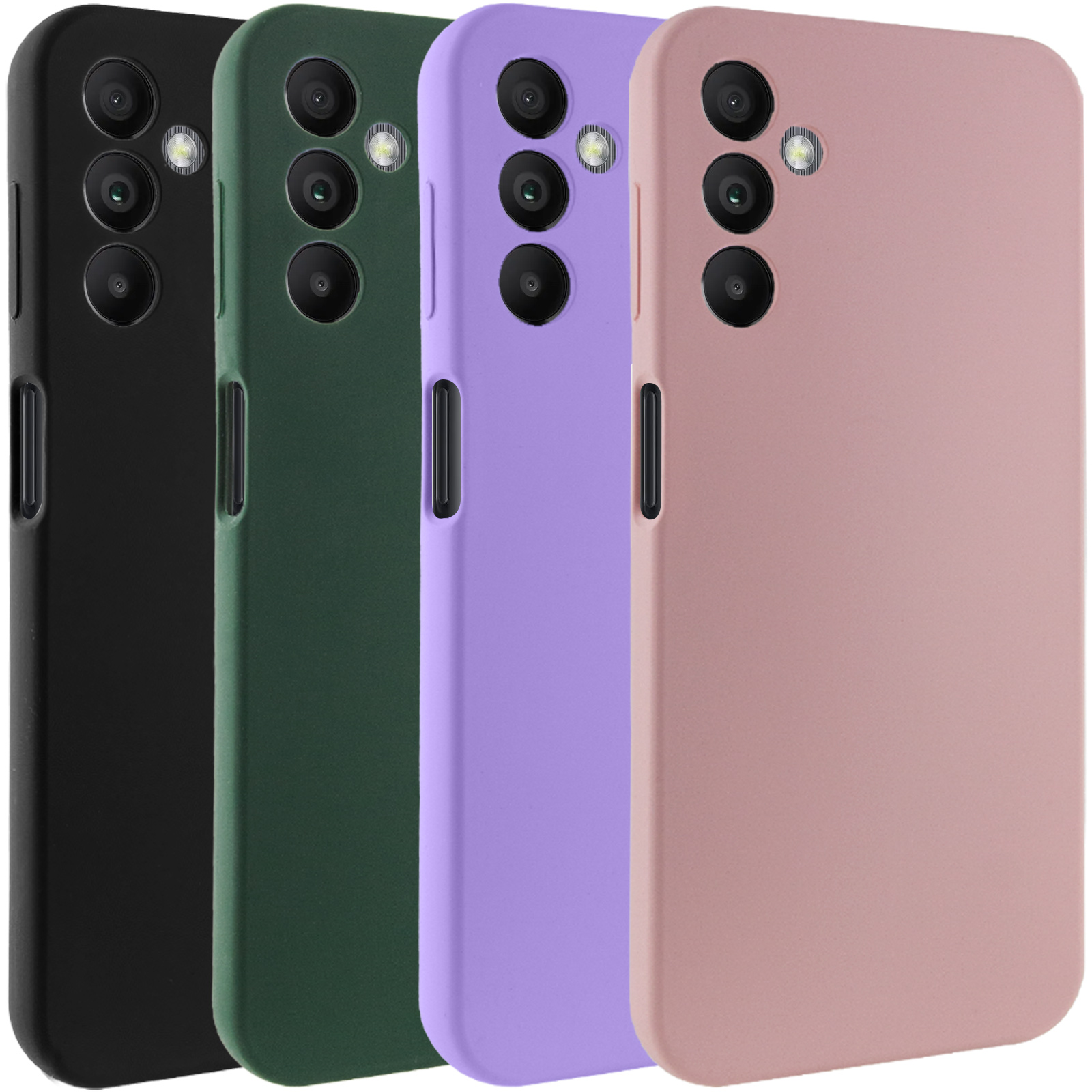 Чохол Silicone Cover Lakshmi Full Camera (AAA) для Samsung Galaxy A25 5G, Силікон, купити оптом з доставкою