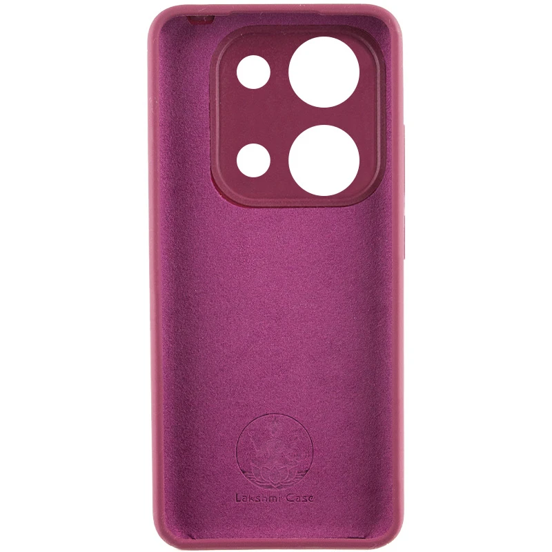 Чехол Silicone Cover Lakshmi Full Camera (AAA) для Xiaomi Redmi Note 13 Pro 4G / Poco M6 Pro 4G, Бордовый / Plum 1, Силикон, купить оптом с доставкой