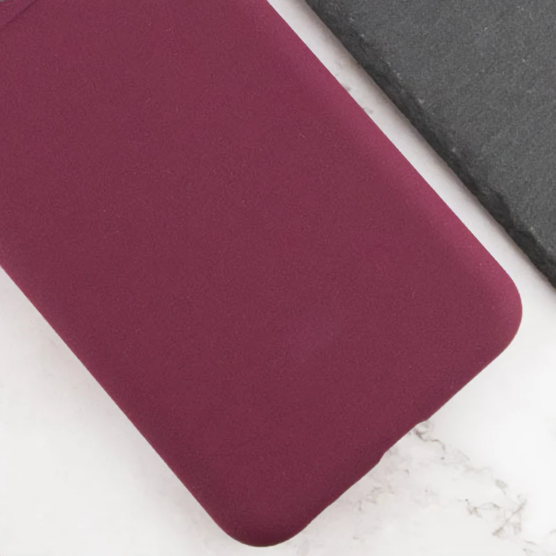 Чехол Silicone Cover Lakshmi Full Camera (AAA) для Xiaomi Redmi Note 13 Pro 4G / Poco M6 Pro 4G, Бордовый / Plum 2, Силикон, купить оптом с доставкой
