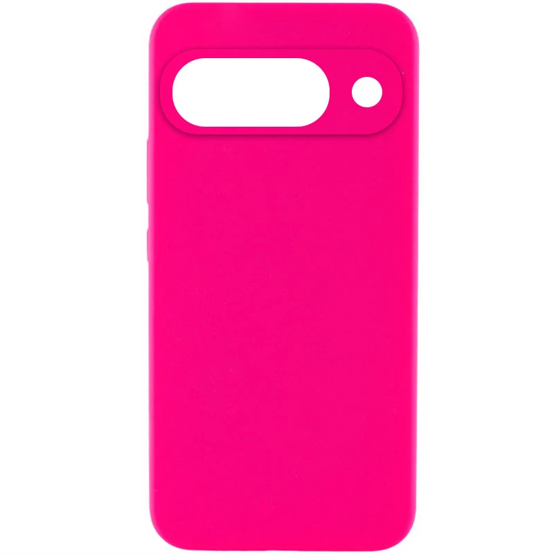 Чехол Silicone Cover Lakshmi Full Camera (AAA) для Google Pixel 9, Розовый / Barbie pink, Силикон, купить оптом с доставкой