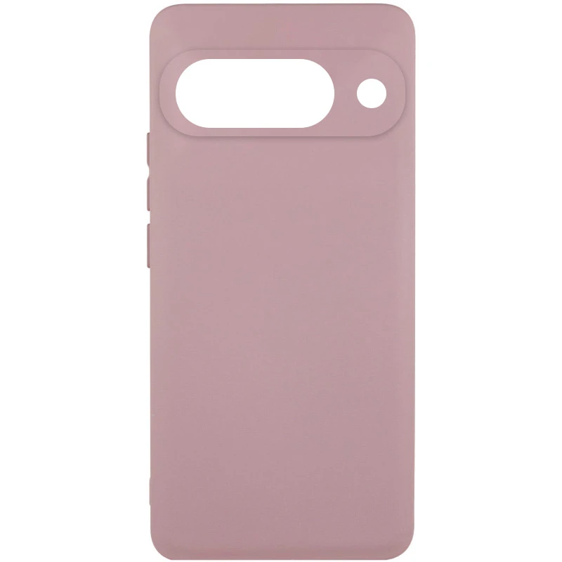 Чехол Silicone Cover Lakshmi Full Camera (AAA) для Google Pixel 9, Розовый / Pink Sand, Силикон, купить оптом с доставкой