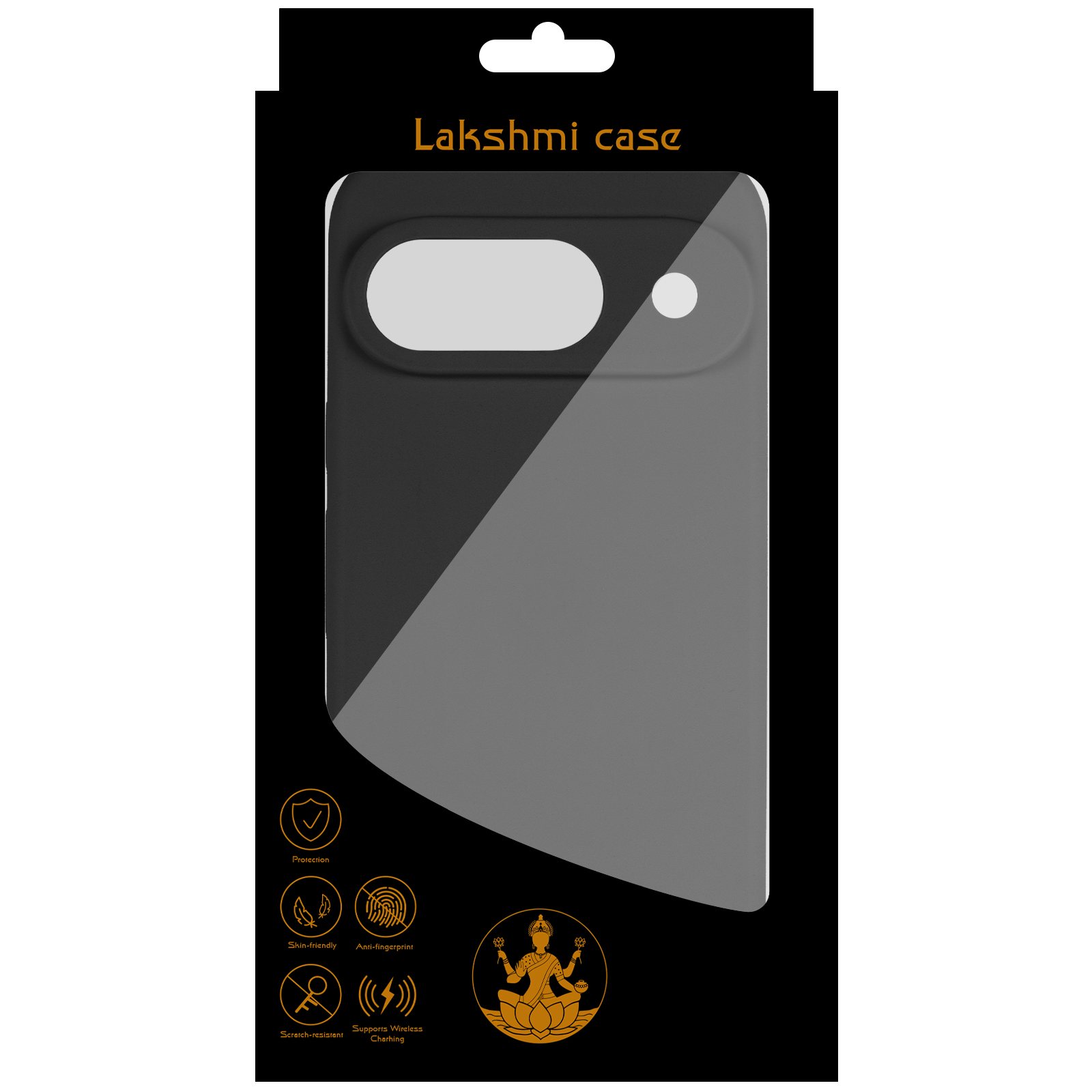 Чохол Silicone Cover Lakshmi Full Camera (AAA) для Google Pixel 9, Чорний / Black 1, Силікон, купити оптом з доставкою