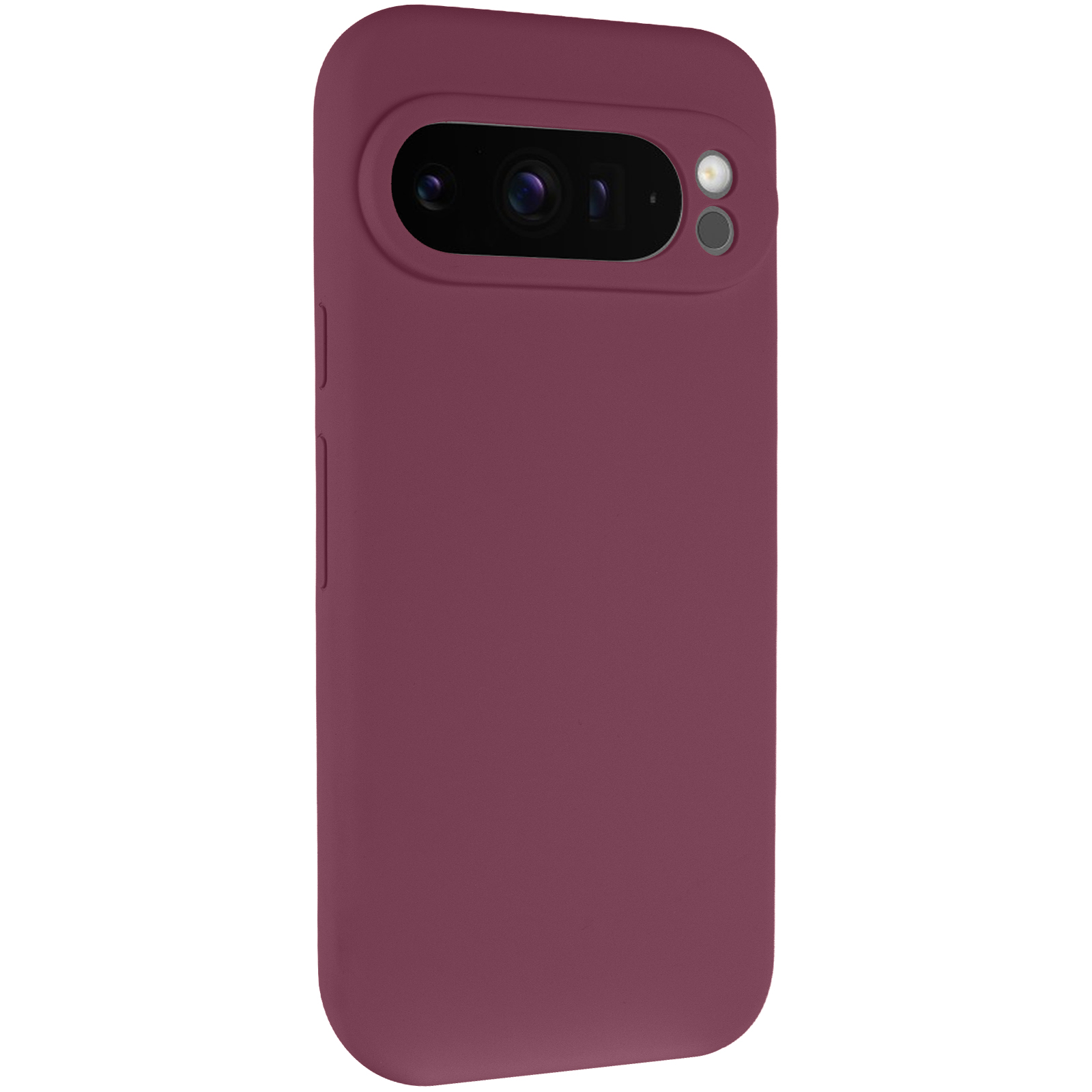 Чехол Silicone Cover Lakshmi Full Camera (AAA) для Google Pixel 9 Pro, Бордовый / Plum, Силикон, купить оптом с доставкой