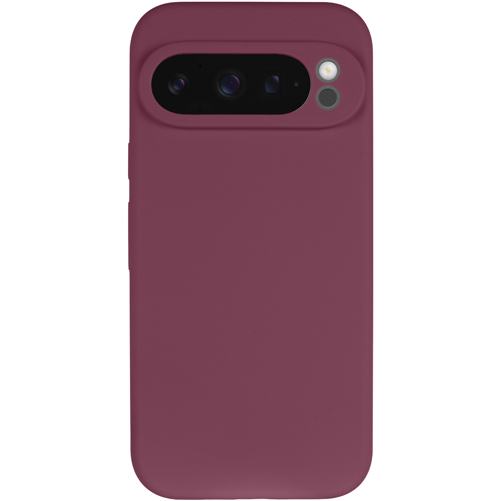 Чехол Silicone Cover Lakshmi Full Camera (AAA) для Google Pixel 9 Pro, Бордовый / Plum 1, Силикон, купить оптом с доставкой