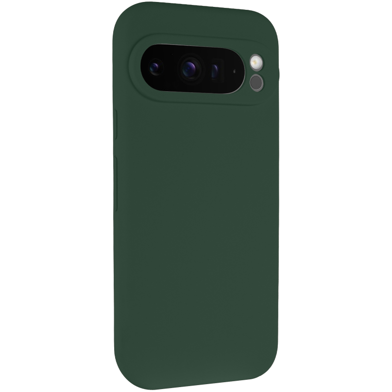 Чехол Silicone Cover Lakshmi Full Camera (AAA) для Google Pixel 9 Pro, Зеленый / Cyprus Green, Силикон, купить оптом с доставкой