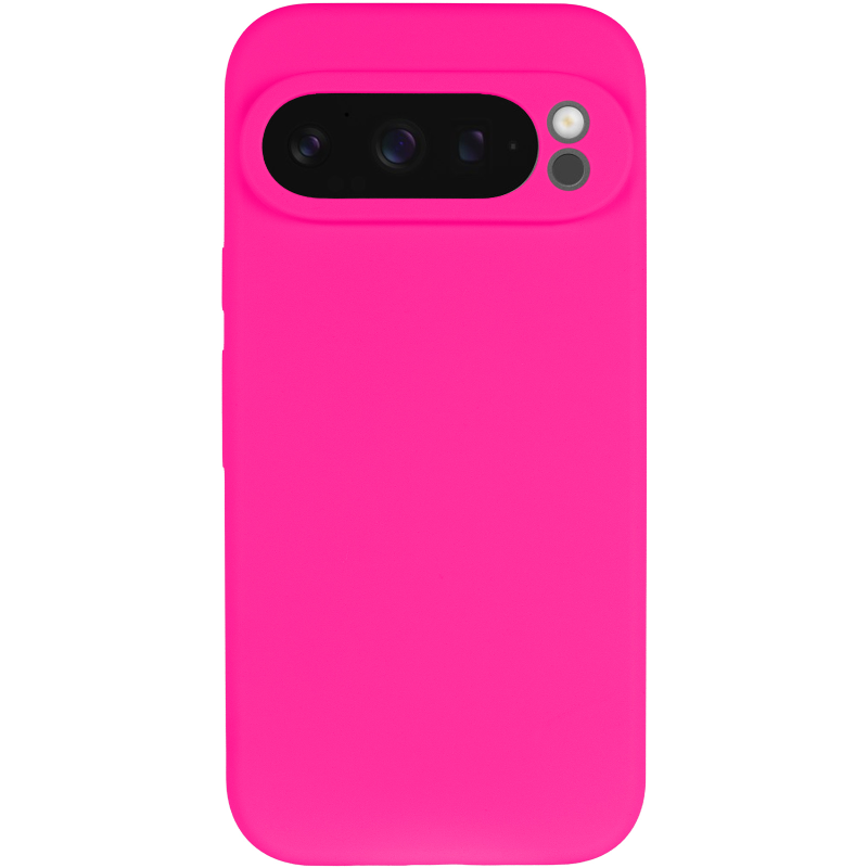 Чехол Silicone Cover Lakshmi Full Camera (AAA) для Google Pixel 9 Pro, Розовый / Barbie pink 1, Силикон, купить оптом с доставкой