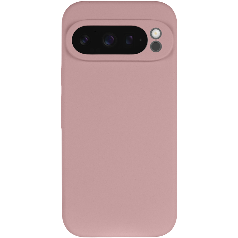 Чехол Silicone Cover Lakshmi Full Camera (AAA) для Google Pixel 9 Pro, Розовый / Pink Sand 1, Силикон, купить оптом с доставкой