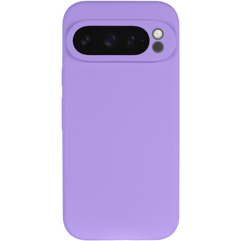 Чехол Silicone Cover Lakshmi Full Camera (AAA) для Google Pixel 9 Pro, Сиреневый / Dasheen 1, Силикон, купить оптом с доставкой