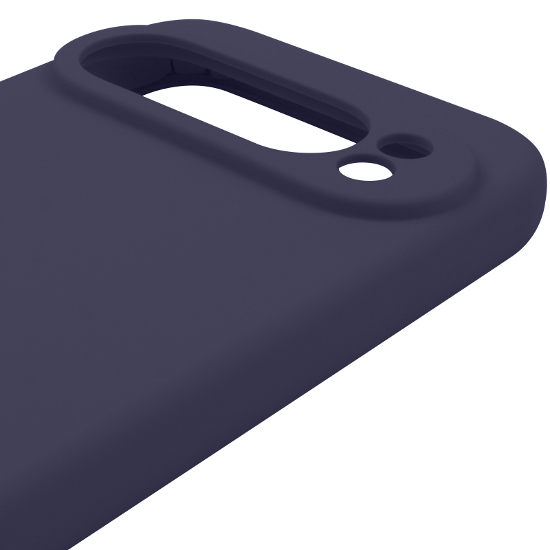 Чехол Silicone Cover Lakshmi Full Camera (AAA) для Google Pixel 9 Pro, Темно-синий / Midnight blue 3, Силикон, купить оптом с доставкой