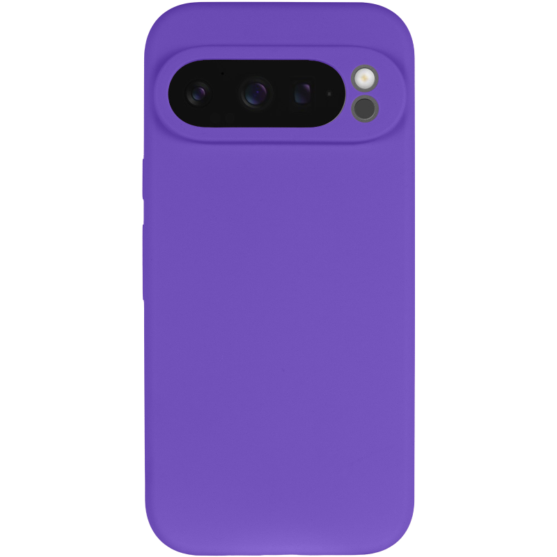 Чехол Silicone Cover Lakshmi Full Camera (AAA) для Google Pixel 9 Pro, Фиолетовый / Amethyst 1, Силикон, купить оптом с доставкой