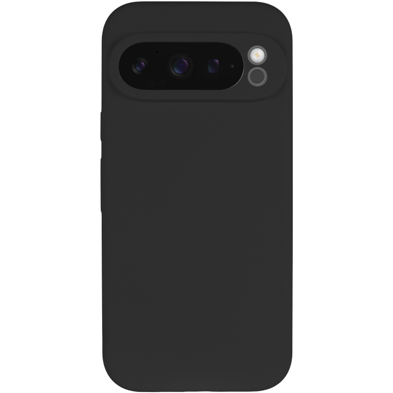 Чехол Silicone Cover Lakshmi Full Camera (AAA) для Google Pixel 9 Pro, Черный / Black 1, Силикон, купить оптом с доставкой