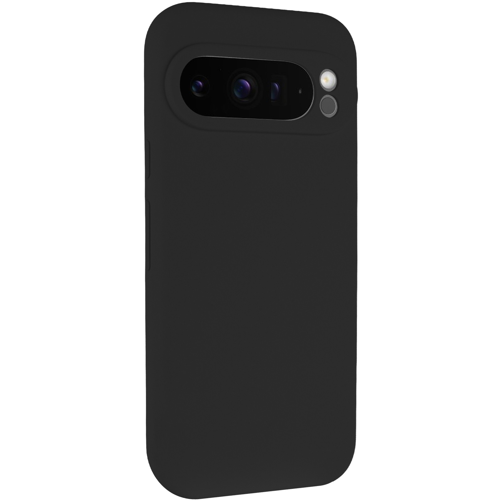 Чехол Silicone Cover Lakshmi Full Camera (AAA) для Google Pixel 9 Pro, Черный / Black, Силикон, купить оптом с доставкой