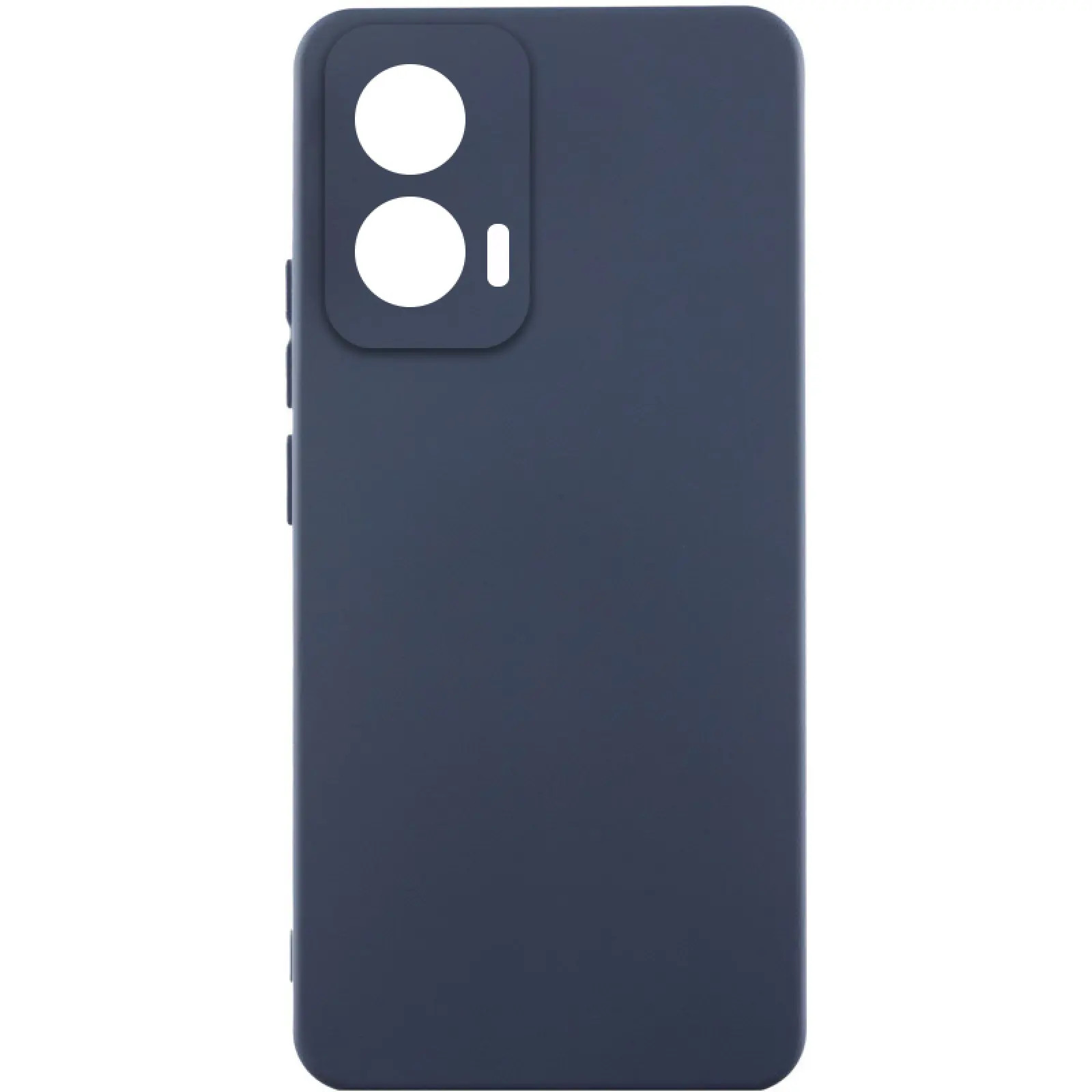 Чехол Silicone Cover Lakshmi Full Camera (AAA) для Motorola Edge 50 Fusion, Темно-синий / Midnight blue, Силикон, купить оптом с доставкой