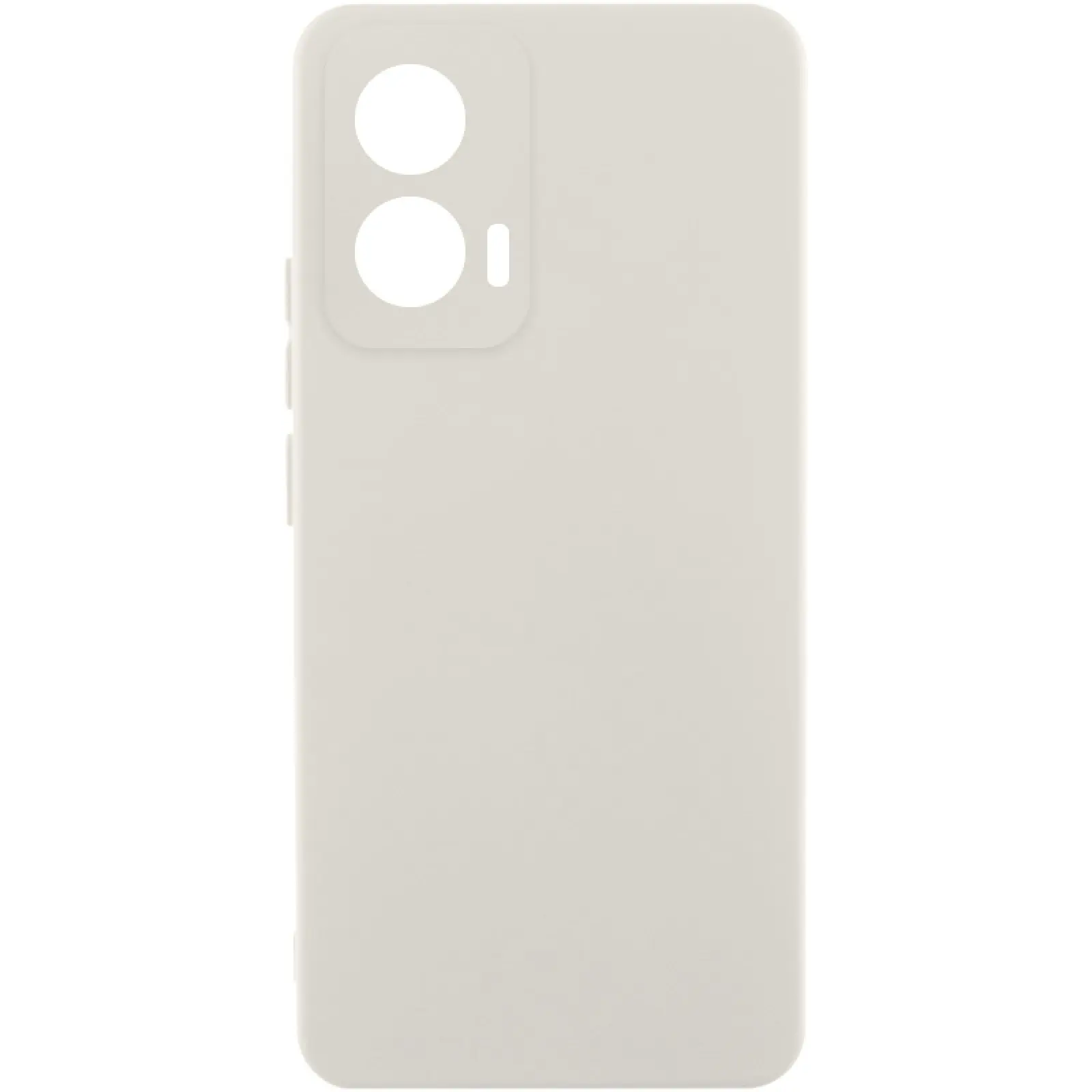 Чехол Silicone Cover Lakshmi Full Camera (AAA) для Motorola Edge 50 Fusion, Белый / White, Силикон, купить оптом с доставкой
