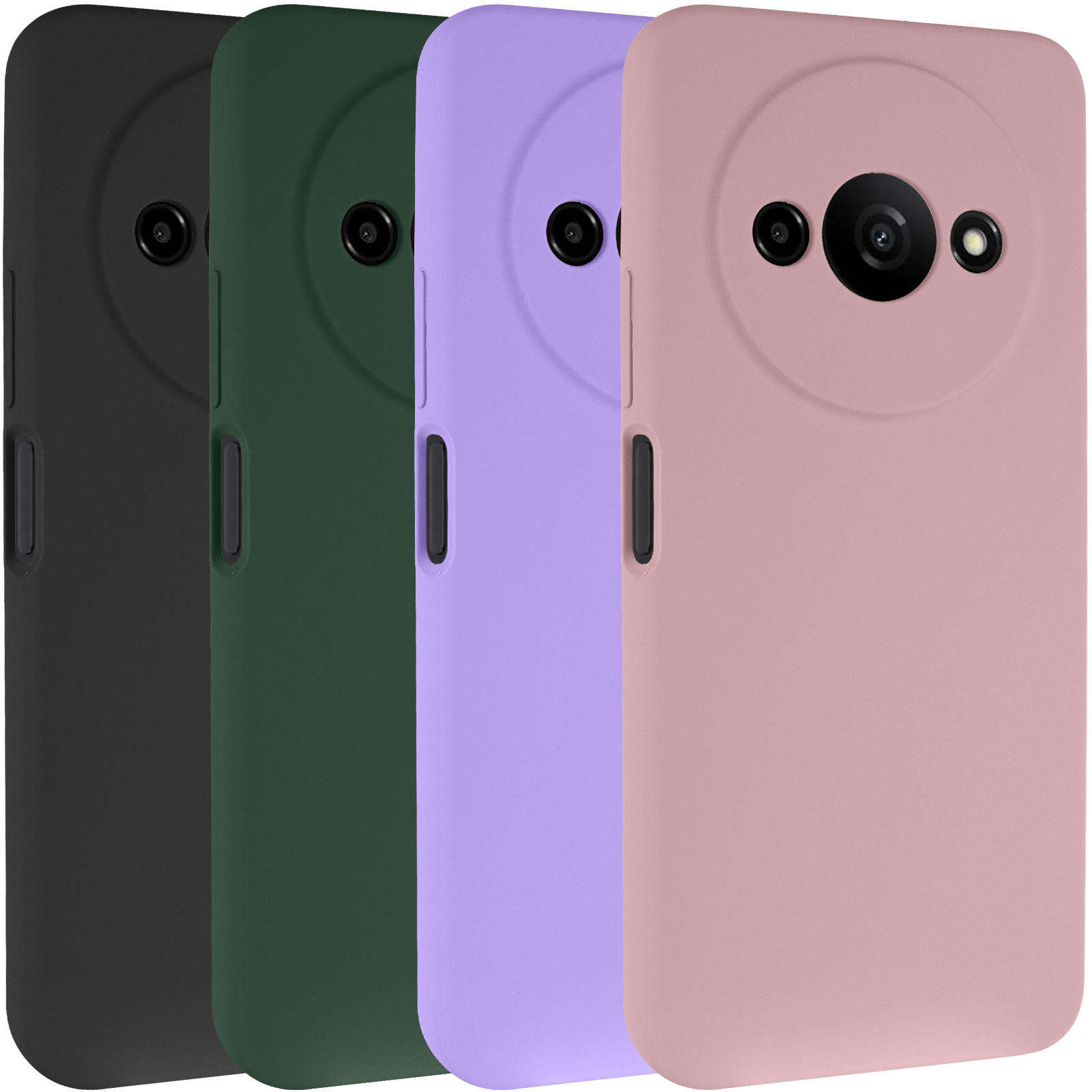 Чехол Silicone Cover Lakshmi Full Camera (AAA) для Xiaomi Redmi A3, Силикон, купить оптом с доставкой