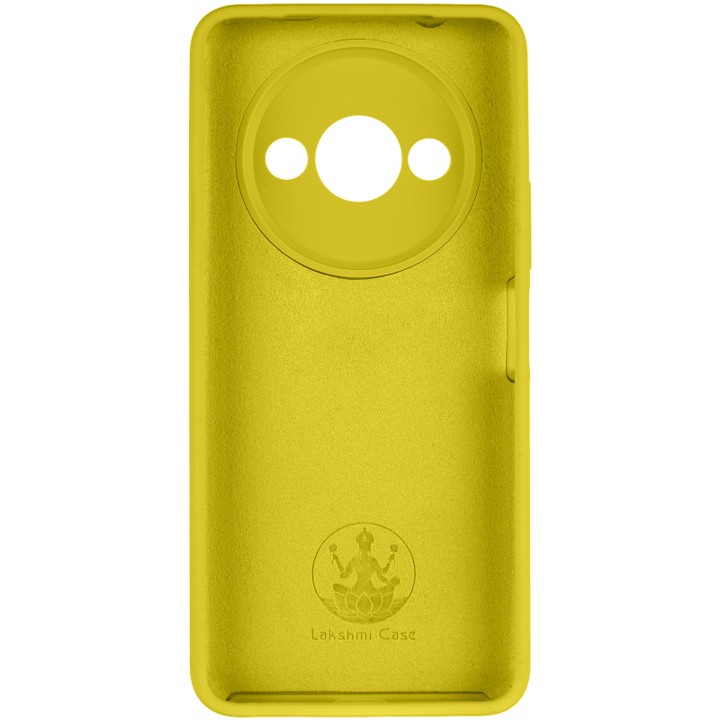 Чехол Silicone Cover Lakshmi Full Camera (AAA) для Xiaomi Redmi A3, Желтый / Yellow 2, Силикон, купить оптом с доставкой