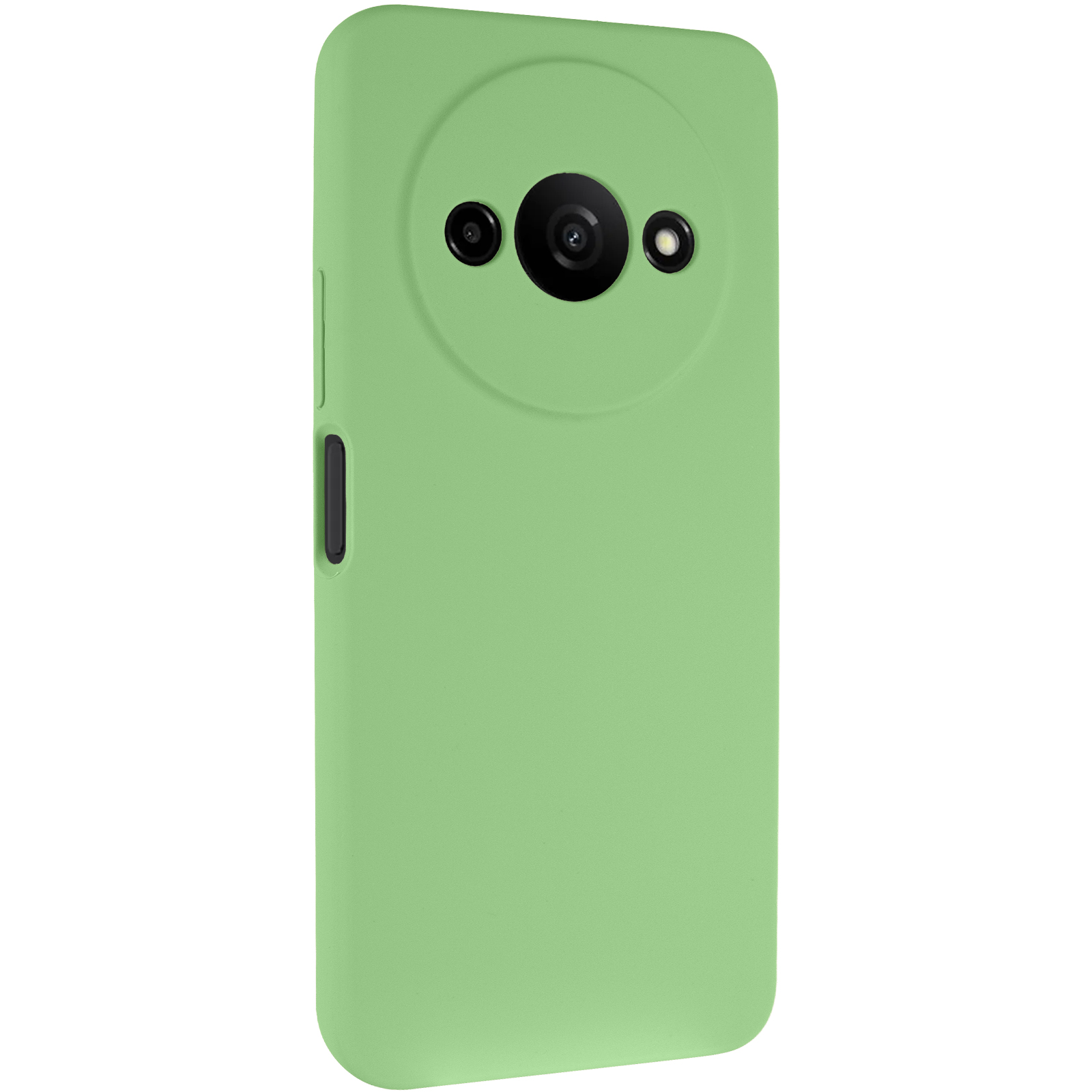 Чехол Silicone Cover Lakshmi Full Camera (AAA) для Xiaomi Redmi A3, Мятный / Mint, Силикон, купить оптом с доставкой