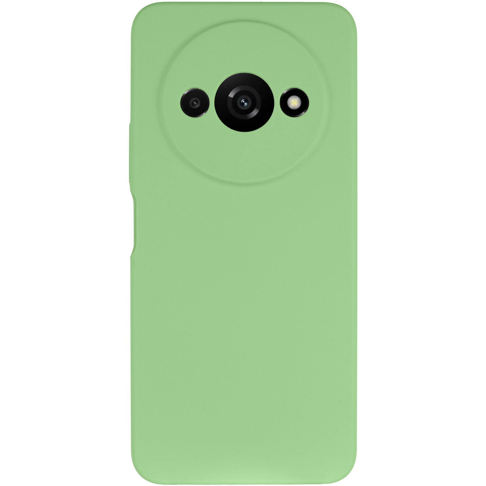 Чехол Silicone Cover Lakshmi Full Camera (AAA) для Xiaomi Redmi A3, Мятный / Mint 1, Силикон, купить оптом с доставкой