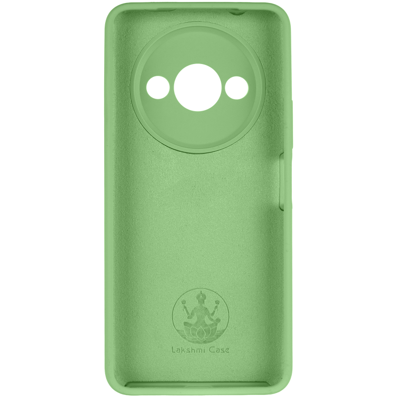 Чехол Silicone Cover Lakshmi Full Camera (AAA) для Xiaomi Redmi A3, Мятный / Mint 2, Силикон, купить оптом с доставкой
