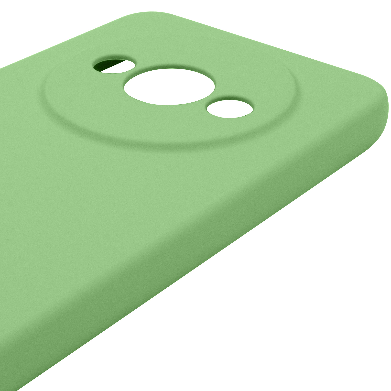 Чехол Silicone Cover Lakshmi Full Camera (AAA) для Xiaomi Redmi A3, Мятный / Mint 3, Силикон, купить оптом с доставкой