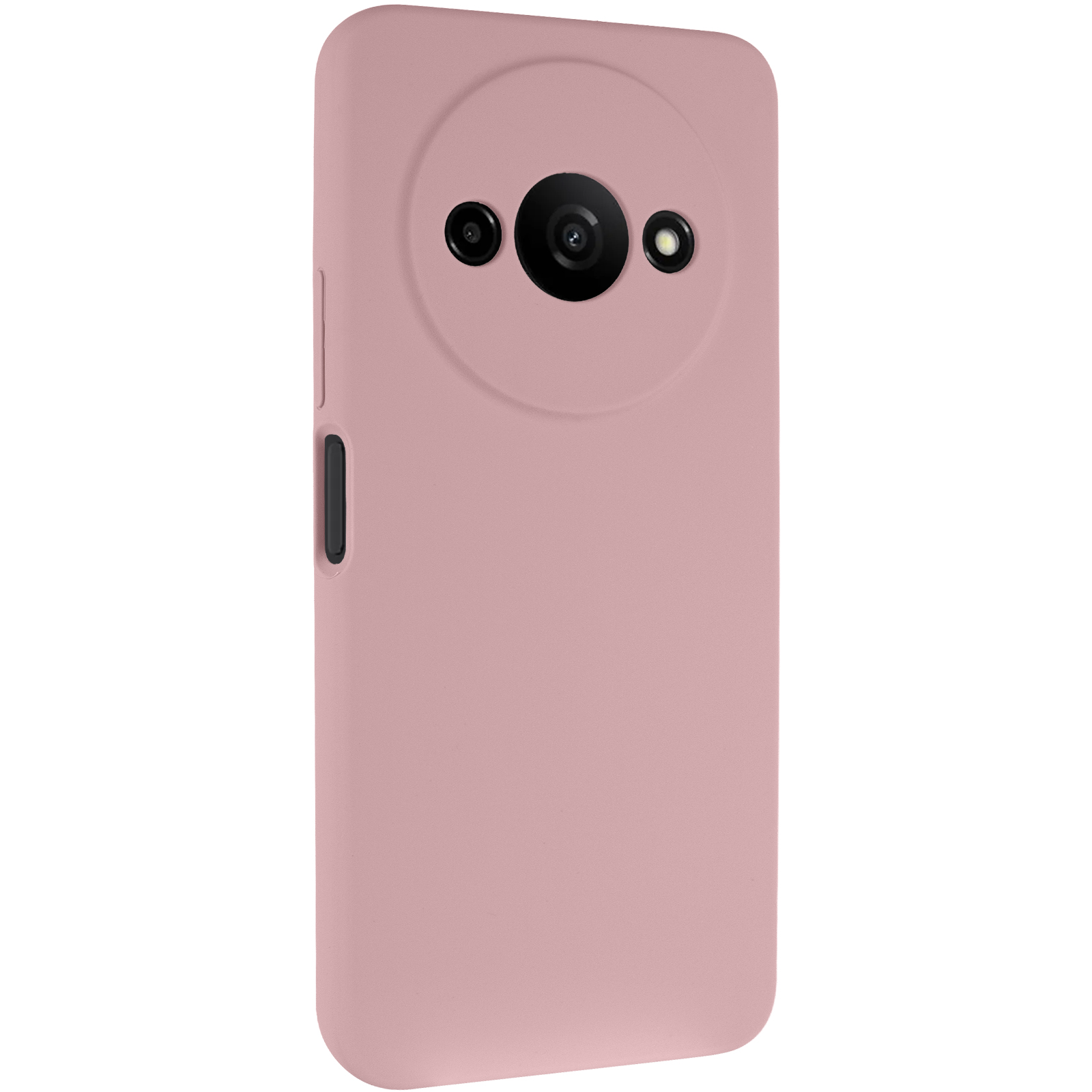 Чехол Silicone Cover Lakshmi Full Camera (AAA) для Xiaomi Redmi A3, Розовый / Pink Sand, Силикон, купить оптом с доставкой