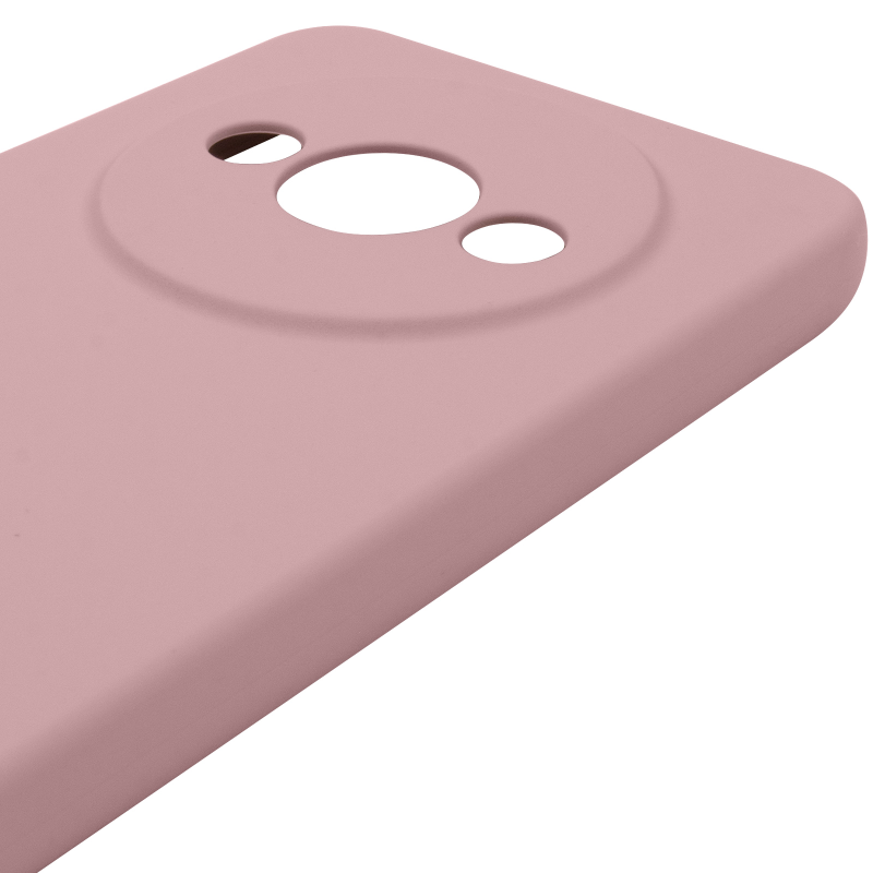Чехол Silicone Cover Lakshmi Full Camera (AAA) для Xiaomi Redmi A3, Розовый / Pink Sand 3, Силикон, купить оптом с доставкой