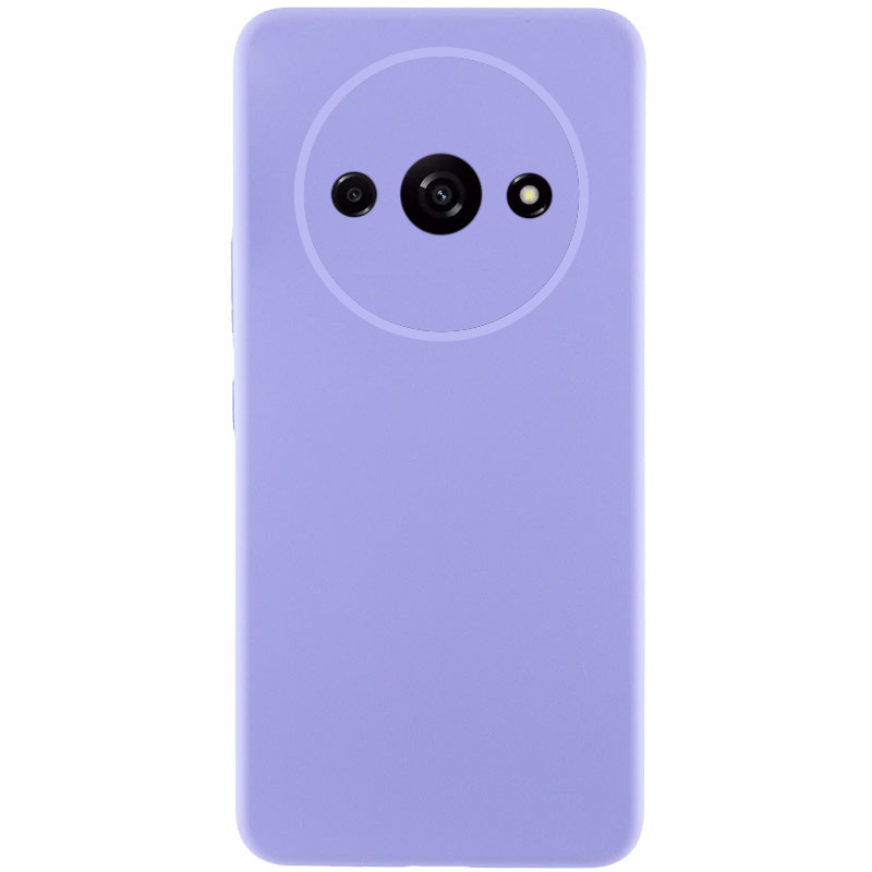 Чехол Silicone Cover Lakshmi Full Camera (AAA) для Xiaomi Redmi A3 | Микрофибра на картинке №1