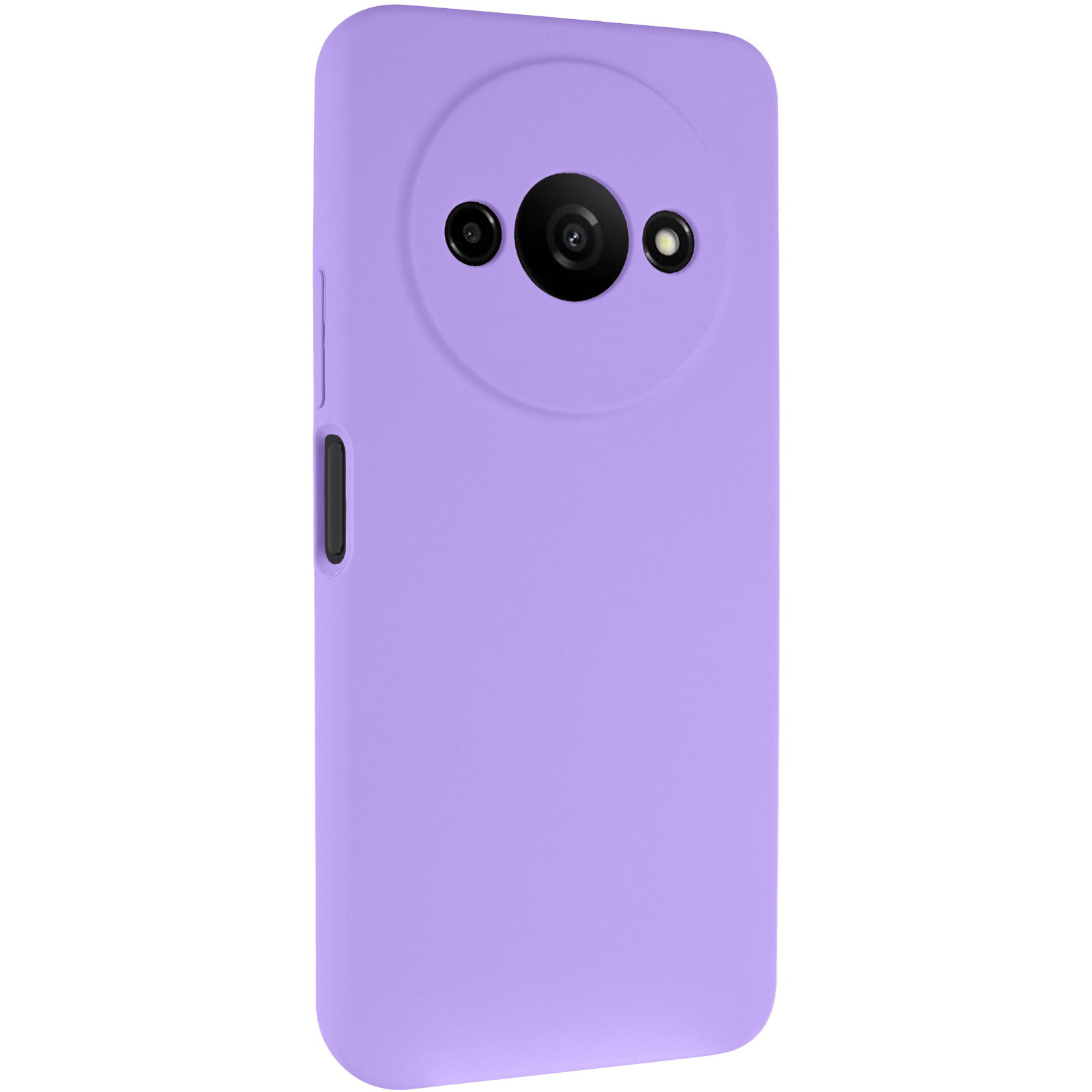 Чехол Silicone Cover Lakshmi Full Camera (AAA) для Xiaomi Redmi A3, Сиреневый / Dasheen, Силикон, купить оптом с доставкой