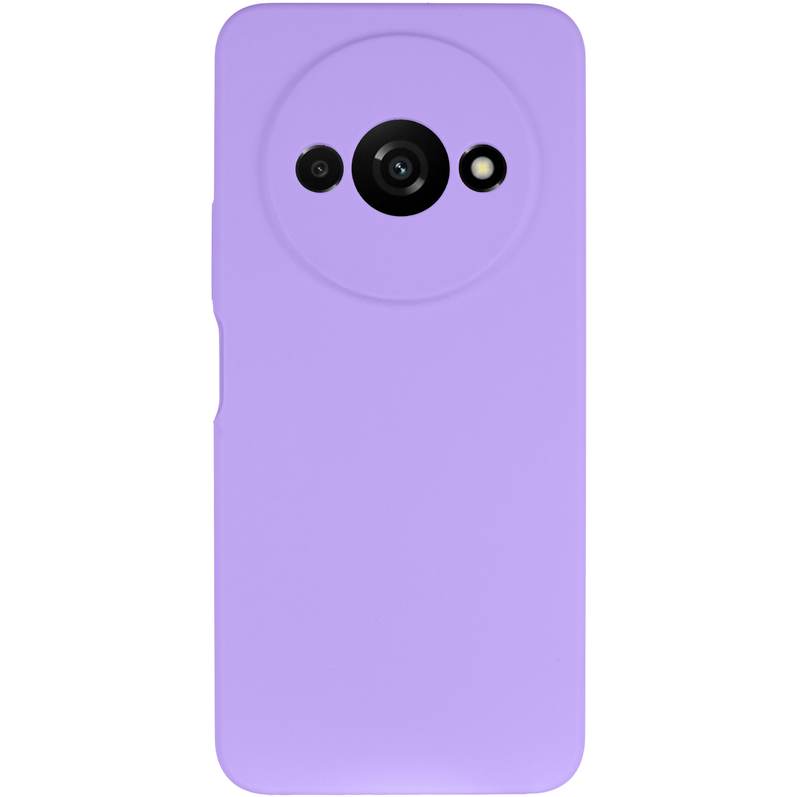 Чехол Silicone Cover Lakshmi Full Camera (AAA) для Xiaomi Redmi A3, Сиреневый / Dasheen 1, Силикон, купить оптом с доставкой