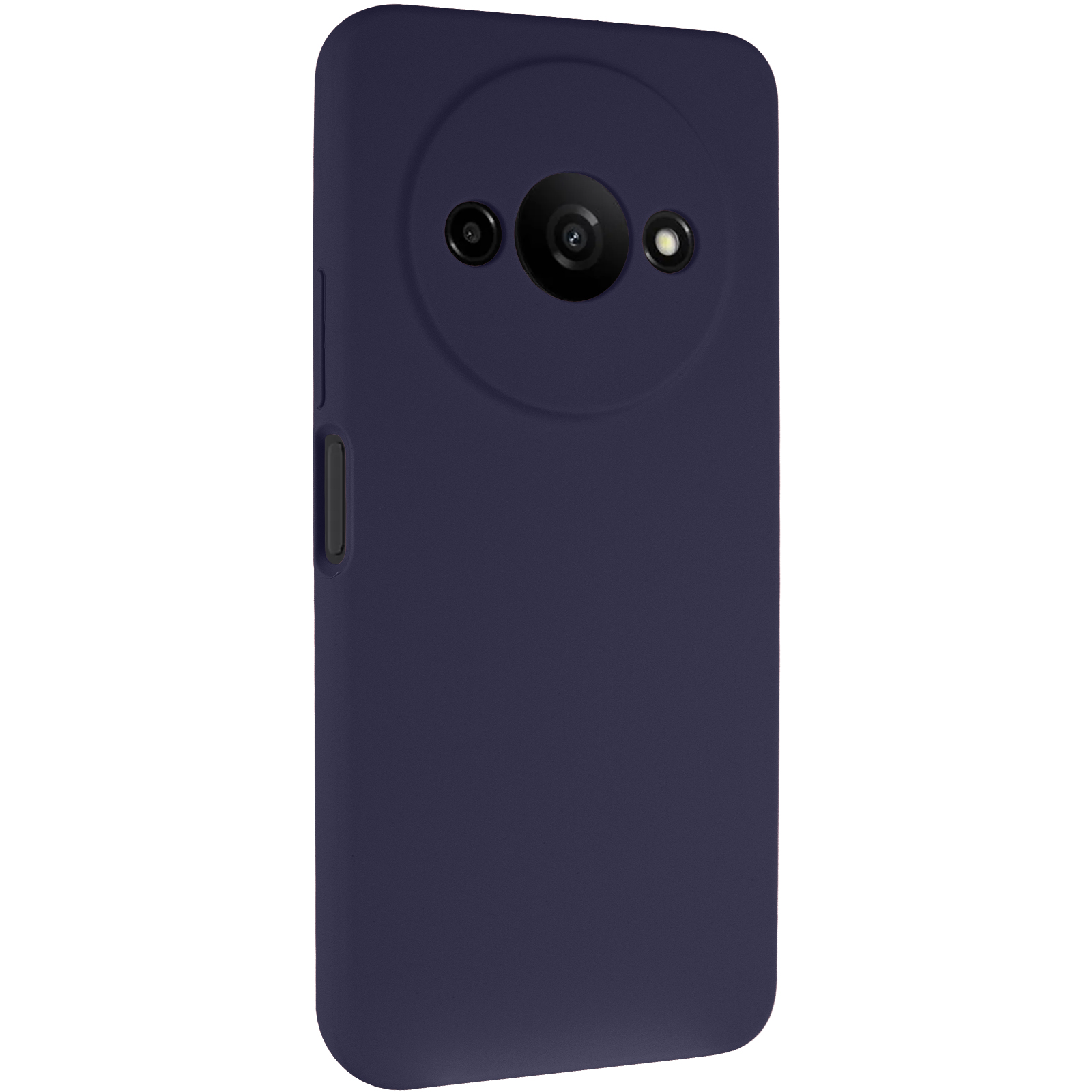 Чехол Silicone Cover Lakshmi Full Camera (AAA) для Xiaomi Redmi A3, Темно-синий / Midnight blue, Силикон, купить оптом с доставкой