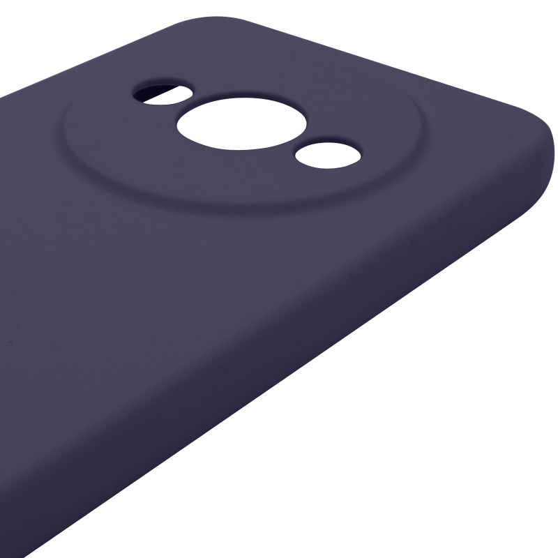 Чехол Silicone Cover Lakshmi Full Camera (AAA) для Xiaomi Redmi A3, Темно-синий / Midnight blue 3, Силикон, купить оптом с доставкой