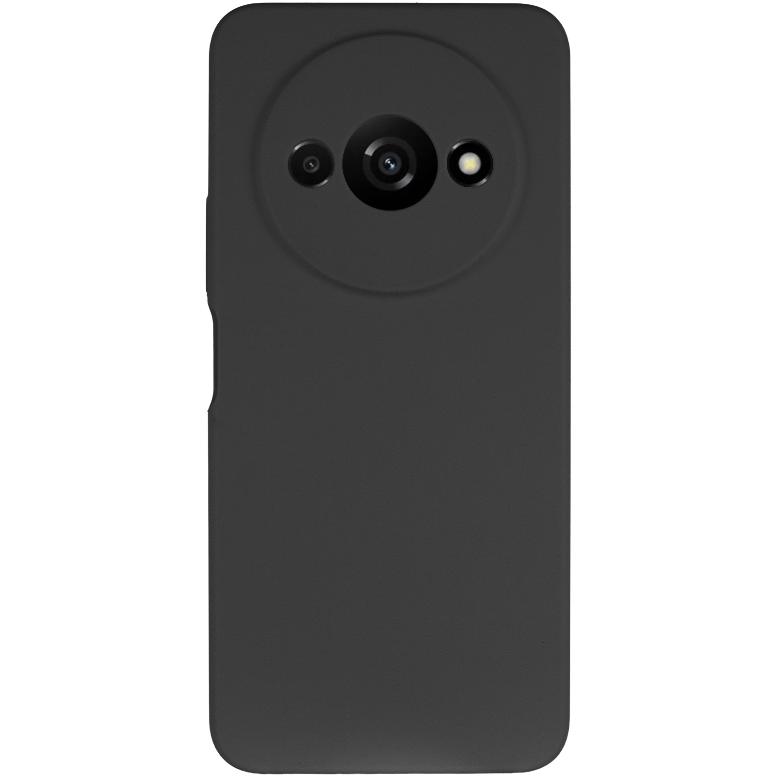 Чехол Silicone Cover Lakshmi Full Camera (AAA) для Xiaomi Redmi A3, Черный / Black 1, Силикон, купить оптом с доставкой