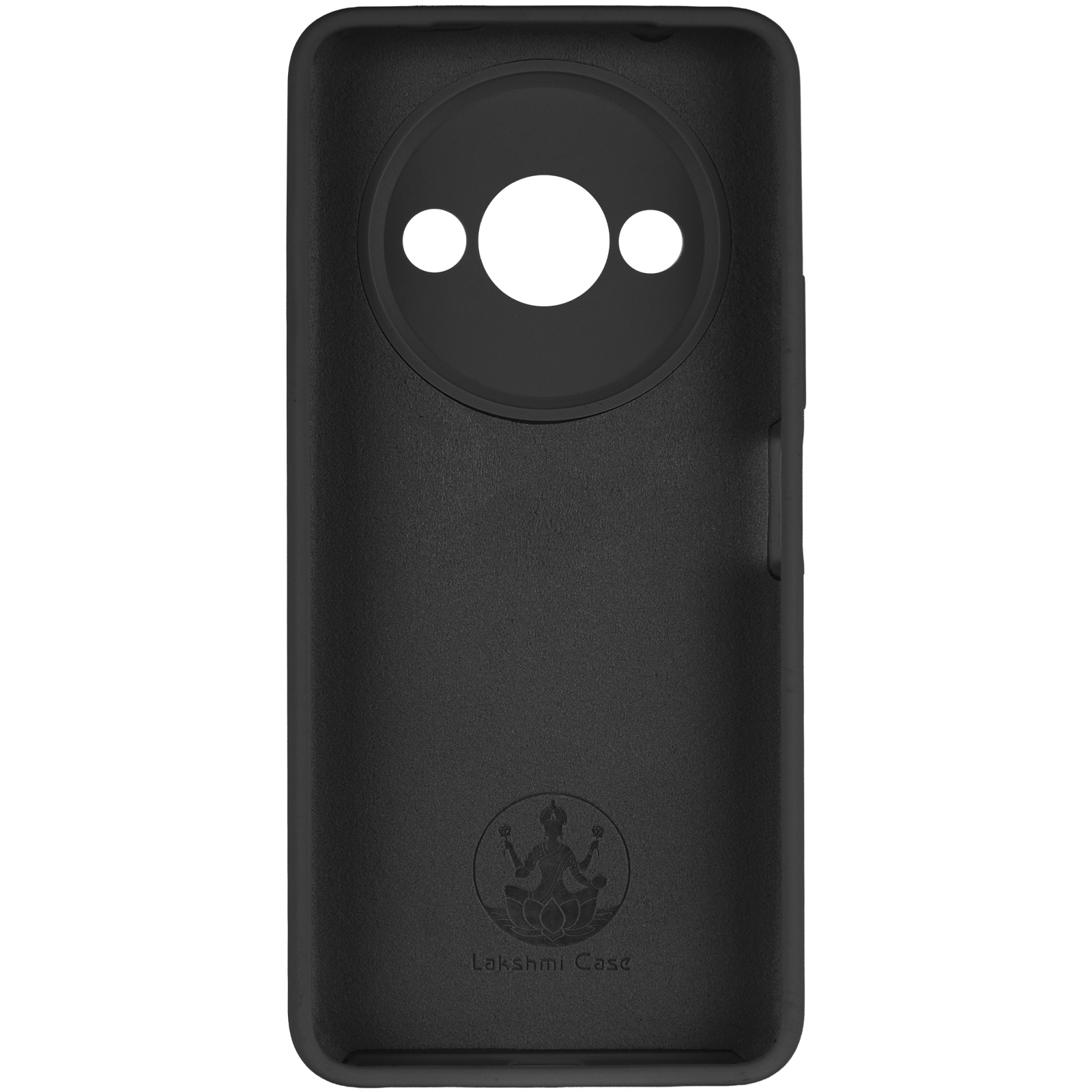 Чехол Silicone Cover Lakshmi Full Camera (AAA) для Xiaomi Redmi A3, Черный / Black 3, Силикон, купить оптом с доставкой